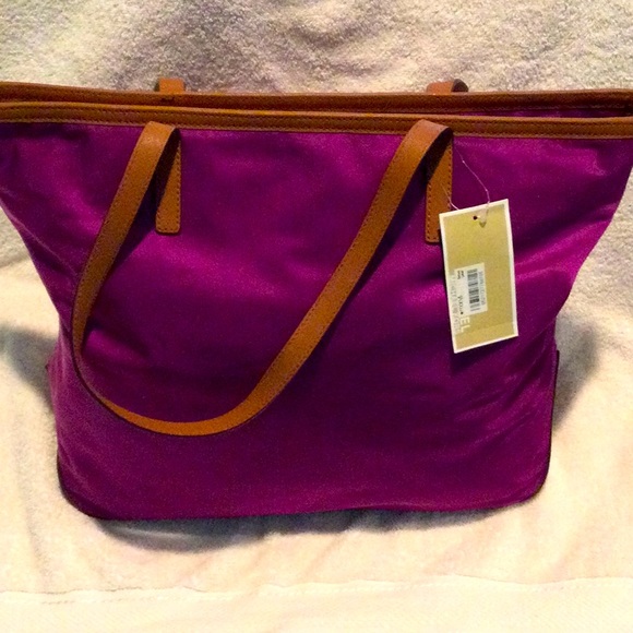 Final sale price❗️just reduced Michael Kors pomegrante Kempton tote bag - Picture 3 of 7